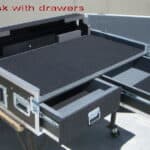 AV Desk with Drawers 1