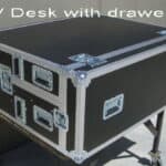 AV Desk with Drawers 2